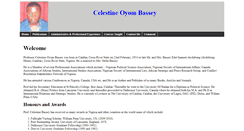 Desktop Screenshot of celestinebassey.com